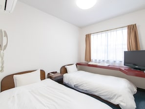 Twin Room, Non Smoking | Iron/ironing board, free WiFi, bed sheets - Tabist Rays Hotel Suisen (Miyazaki)