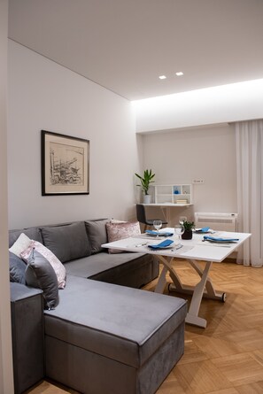 Living area - Katia Modern Apartment in Athens by VillaRentalsgr (Athens)
