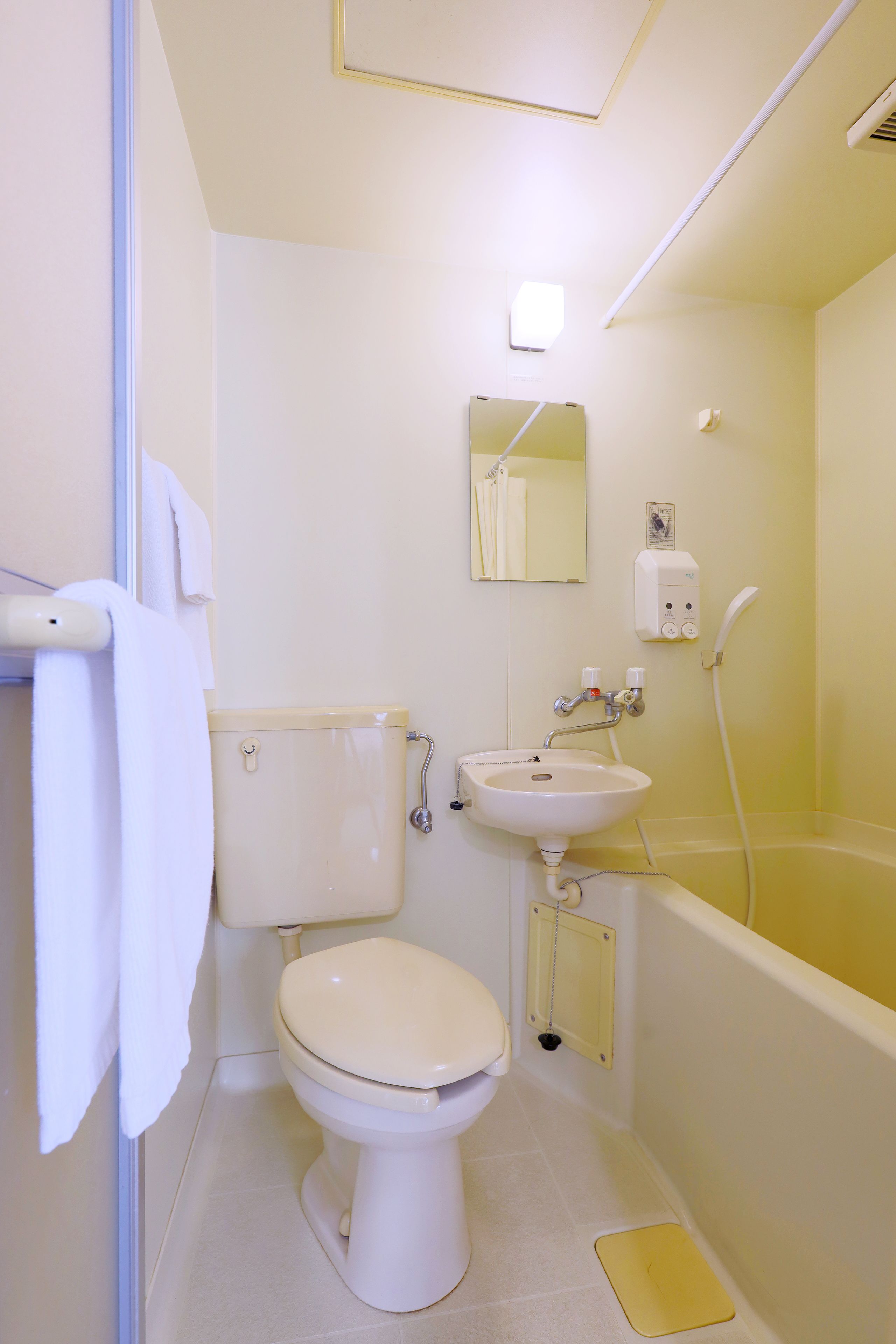 combined shower/bathtub, hair dryer, towels