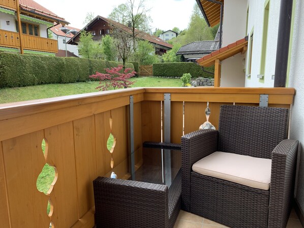 Basic Apartment | Balcony view - Ferienwohnung Anne am Kurpark (Bad Toelz)