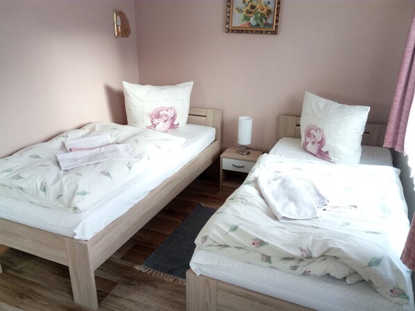 Twin Room | Soundproofing, free WiFi, bed sheets - Am Mühlteich (Oelsnitz)