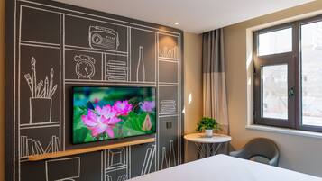 Memory foam beds, individually decorated, individually furnished