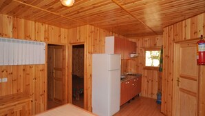 Bungalow, 2 Bedrooms | Living area | Flat-screen TV - Camping la Torre (Espot)