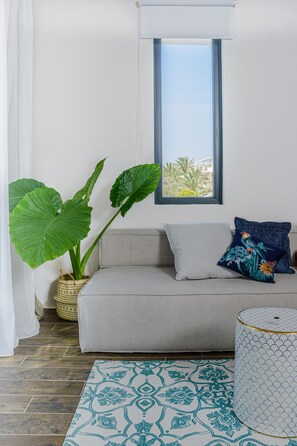 The Maquis Suite with Private Pool | In-room safe, individually decorated, individually furnished, desk - Maregold Mykonos Micro-Suites, Adults Only (Mykonos)