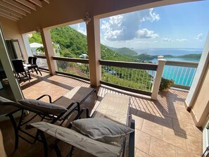 Property grounds - 3 Bedroom House w/ Car Overlooking Rendezvous Bay with AC in bedrooms. (Cruz Bay)