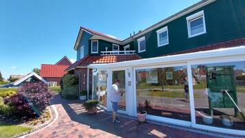 Fassade der Unterkunft