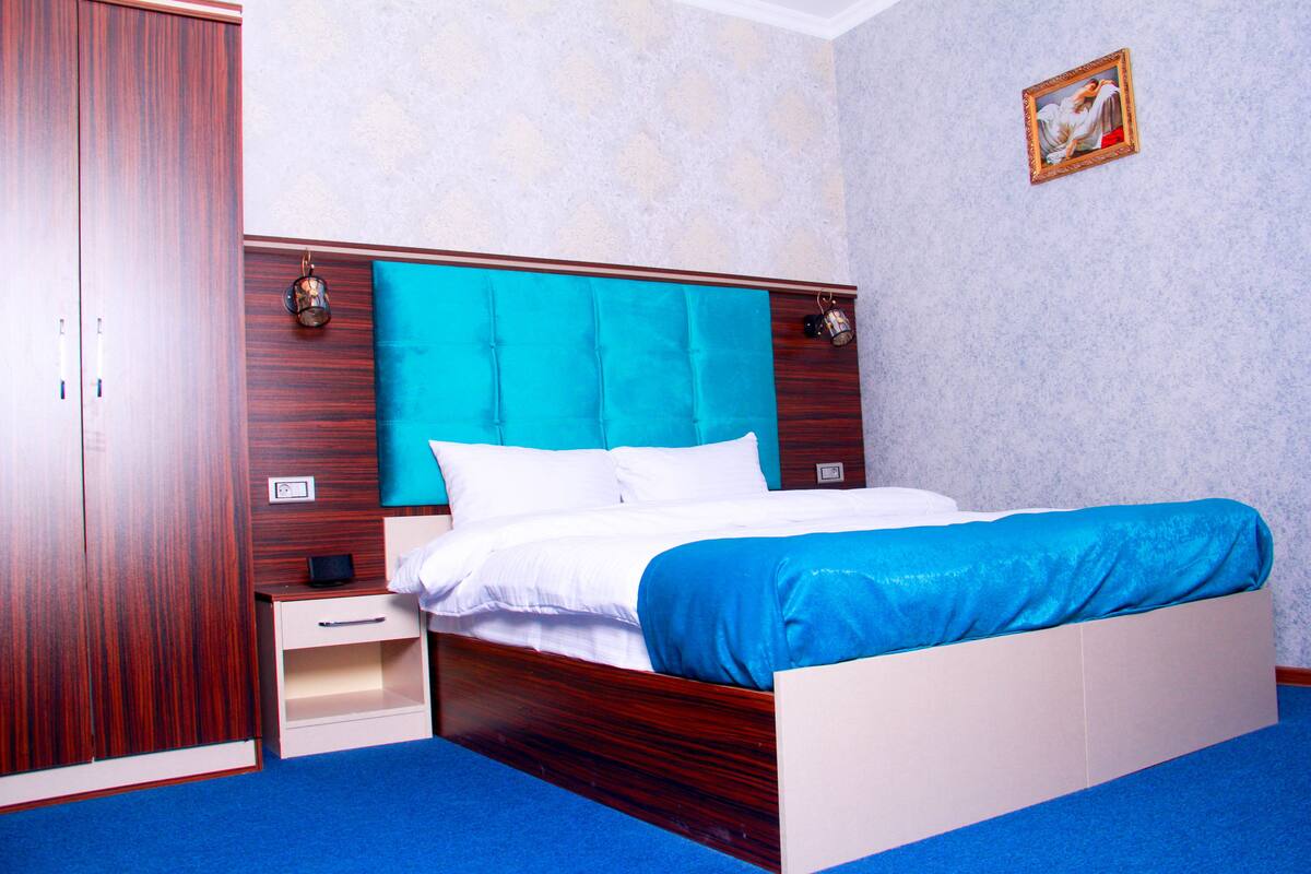 In-room safe, desk, laptop workspace, blackout drapes