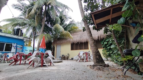 Terrace/patio. Blue Magic Hostel