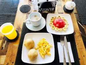 Free daily local cuisine breakfast