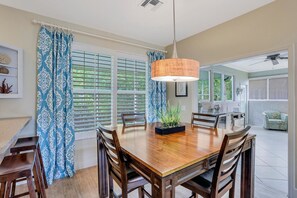 House, Multiple Beds (Florida-style home with pool and step) | Private kitchen - Florida-style Home With Pool and Steps to Beach (Marco Island)