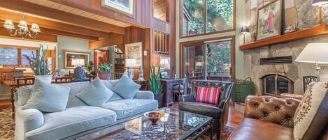 TV, fireplace, Netflix, streaming services