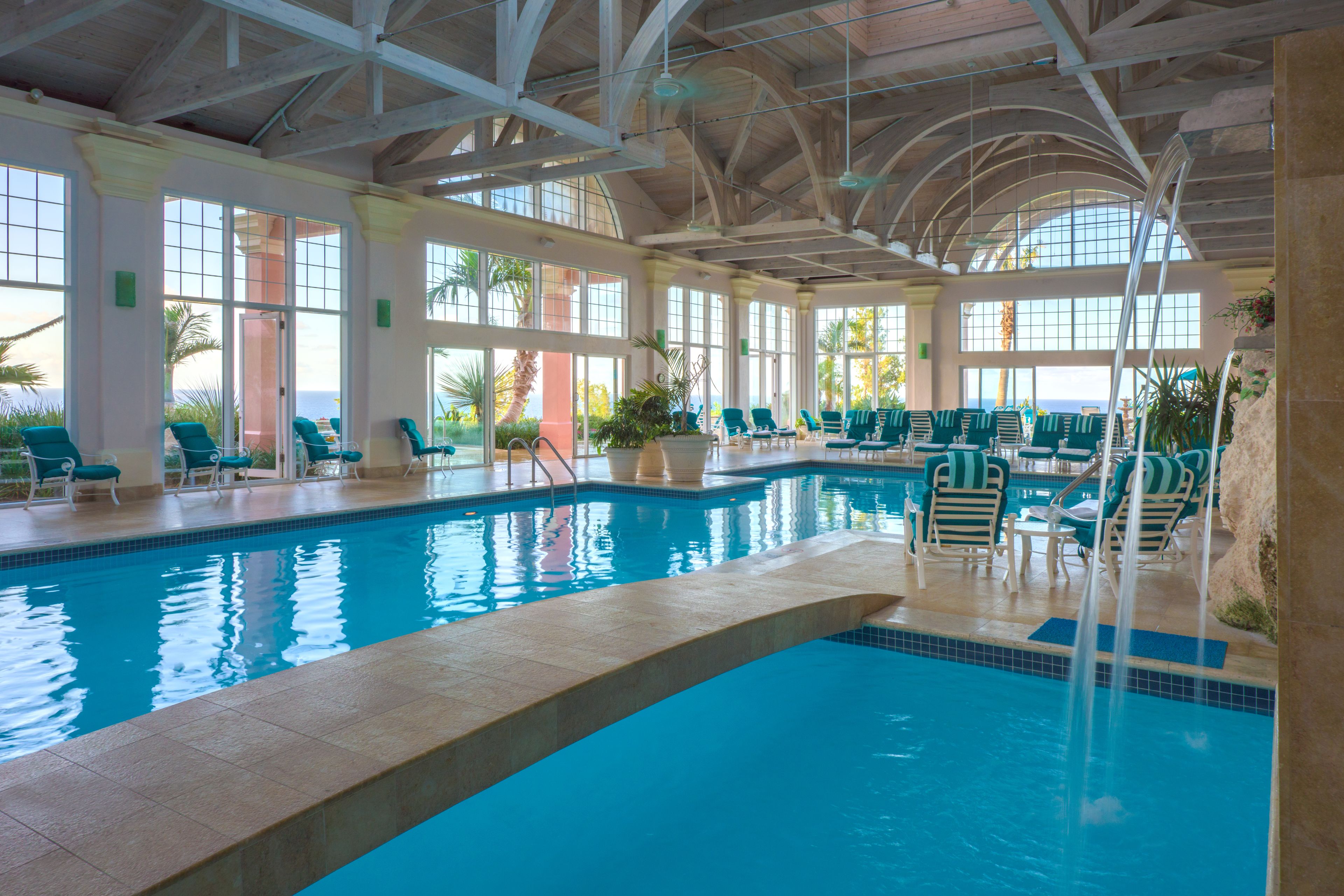 Indoor pool, outdoor pool