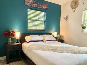 1 chambre, bureau, fer et planche à repasser, Wi-Fi gratuit