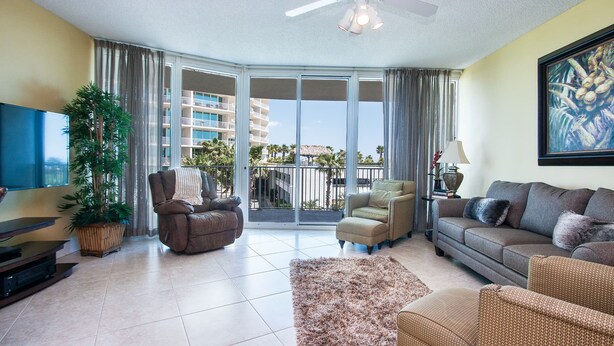 Condo, Multiple Beds, Balcony | View from room - Bay and Gulf Views - Unit Crb0209 (Orange Beach)