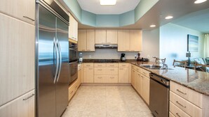 Condo, Multiple Beds, Private Pool, Ocean View | Private kitchen | Coffee/tea maker, fridge, microwave, stovetop