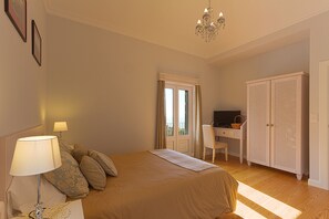 Desk, iron/ironing board, travel crib, free WiFi