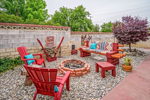 Hot Tub, NobHill Home, King Bed, Patio w/Firepit