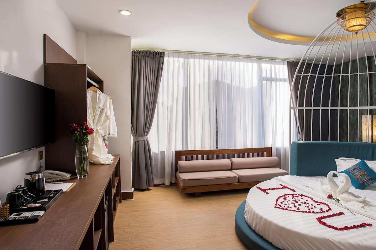 Premium-Suite | 1 Schlafzimmer, Bettwäsche aus ägyptischer Baumwolle