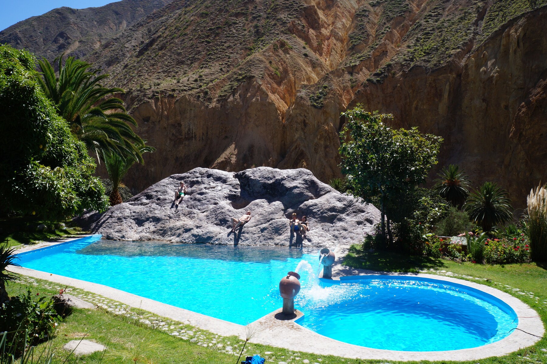 Alberca al aire libre 