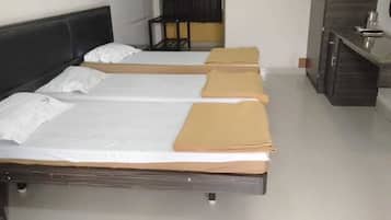 In-room safe, blackout curtains, bed sheets