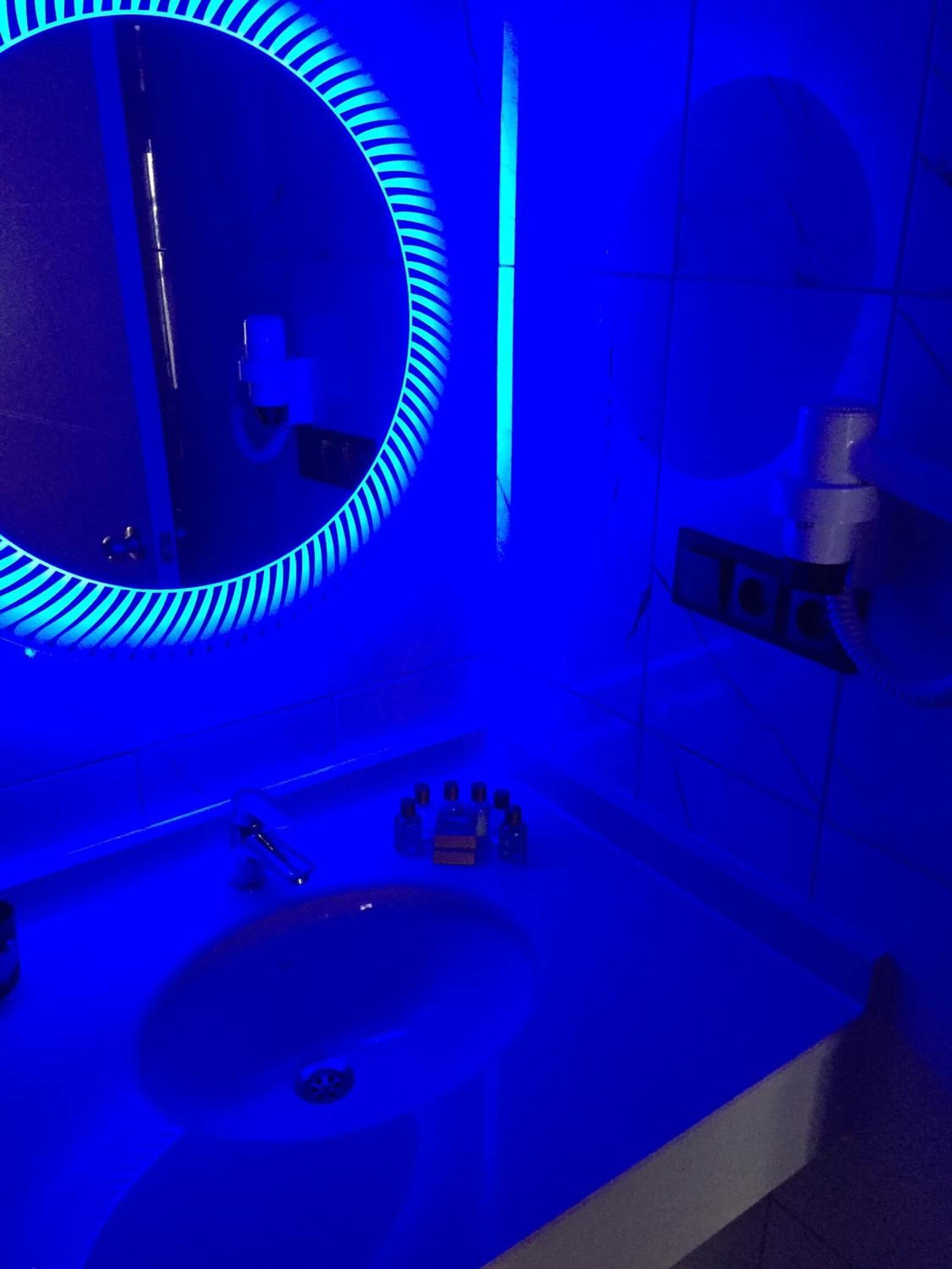 shower, slippers, towels