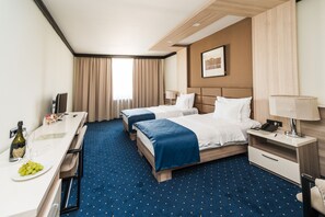 Chambre supérieure avec lits jumeaux | Vue de la chambre
