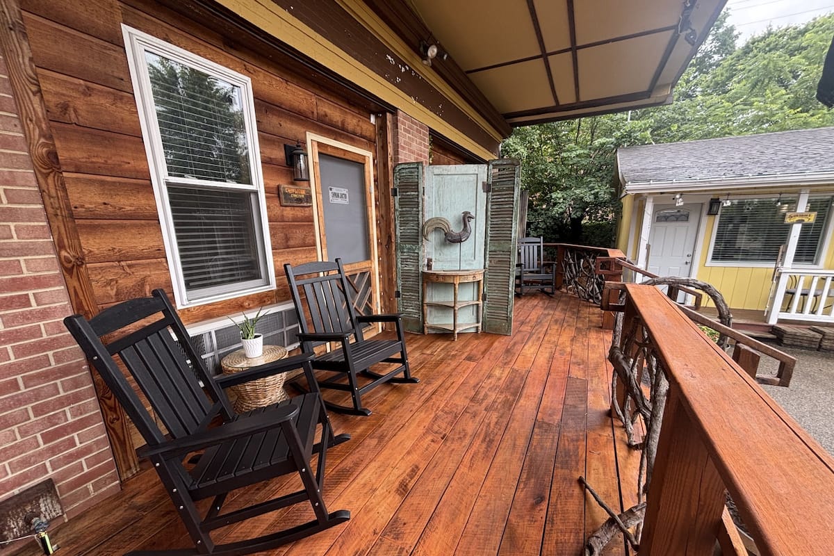 Apartment, mit Bad (Chipmunk Junction) | Terrasse/Patio