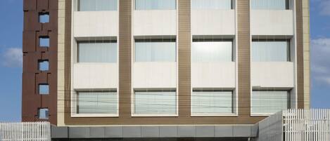 Voorkant van accommodatie