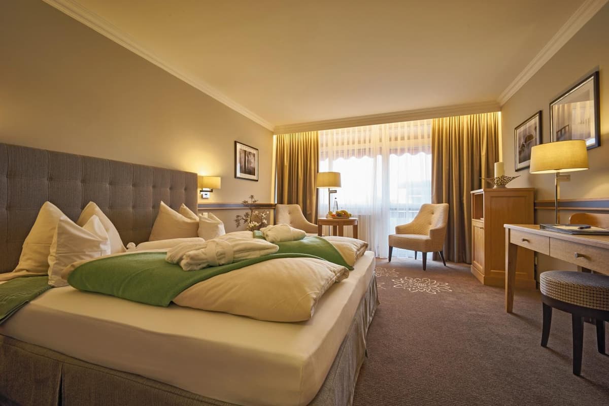 1 habitación, ropa de cama hipoalergénica y minibar