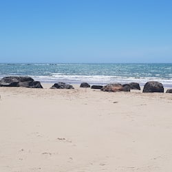 Beach nearby, white sand