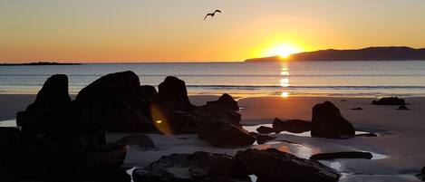 Beach nearby, white sand