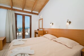 Apartment, 1 Bedroom, Sea View | Soundproofing, free WiFi, bed sheets - Adonis Hotel (Agios Vasileios)