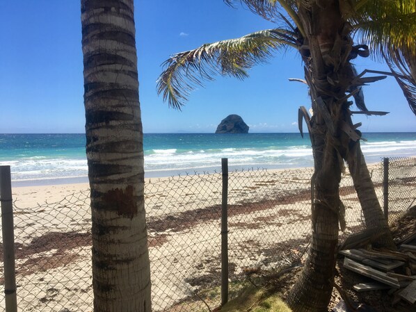 Beach nearby, sun-loungers