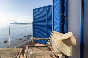 Habitación doble, vistas al mar | Terraza o patio