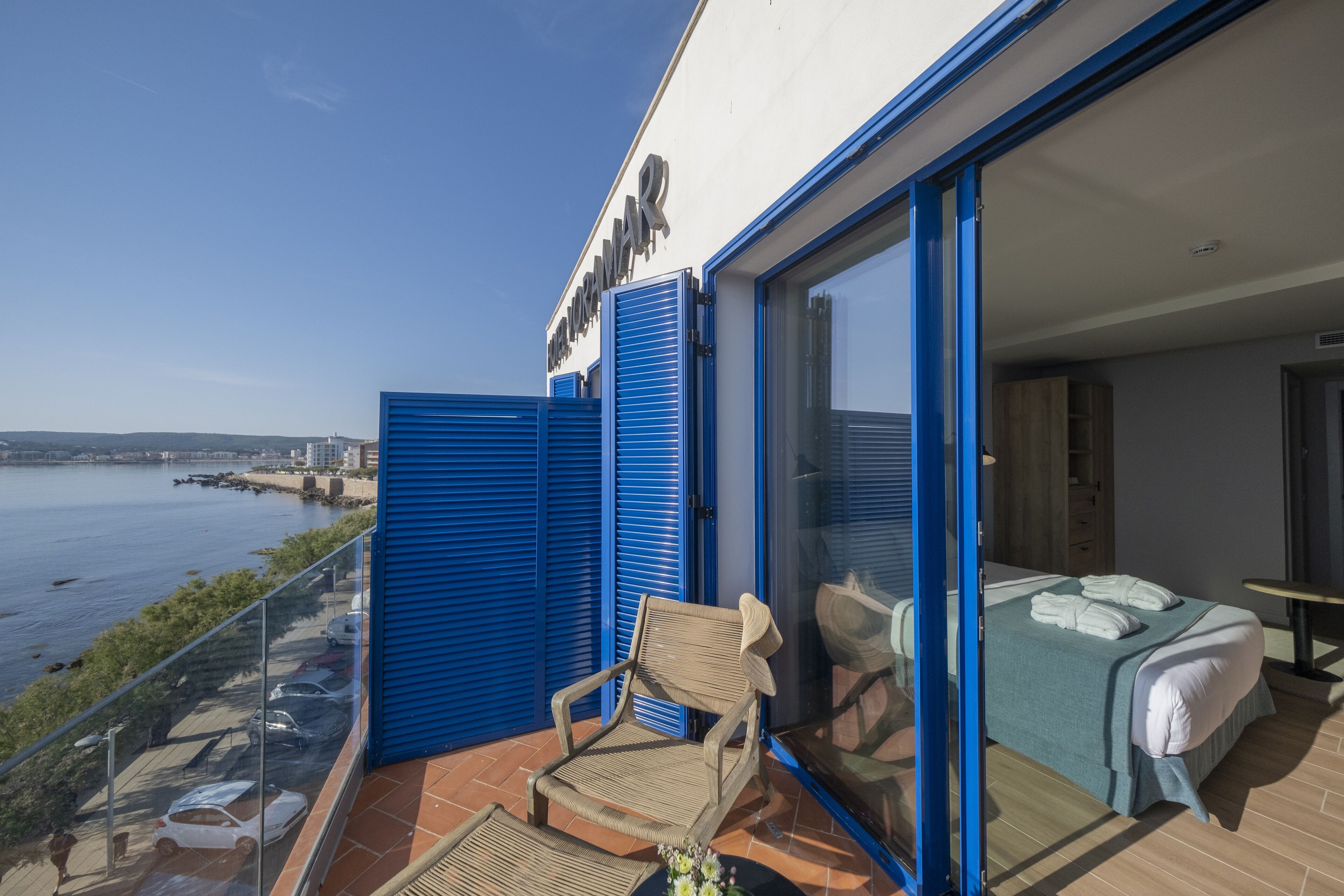 double room, sea view | terrace/patio