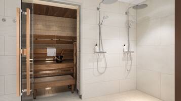 Sauna, steam room