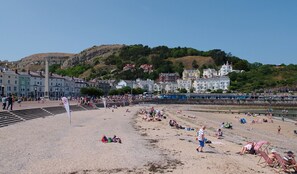On the beach - The Shelbourne (Llandudno)
