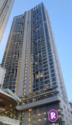 Façade de l’hébergement