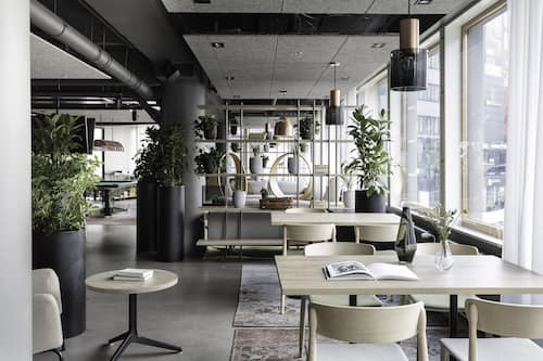 Lobby sitting area