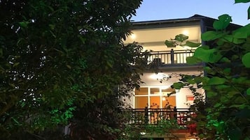 Front of property – evening/night