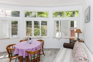 Apartment (One Bedroom Apartment with Terrace) | Private kitchenette | Fridge, microwave, stovetop, electric kettle