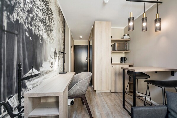 Estudio | Wifi gratis, ropa de cama y acceso para silla de ruedas