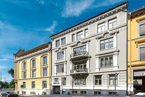 Fassade der Unterkunft