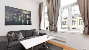 Leilighet, 1 soverom | Oppholdsrom | Plasma-TV