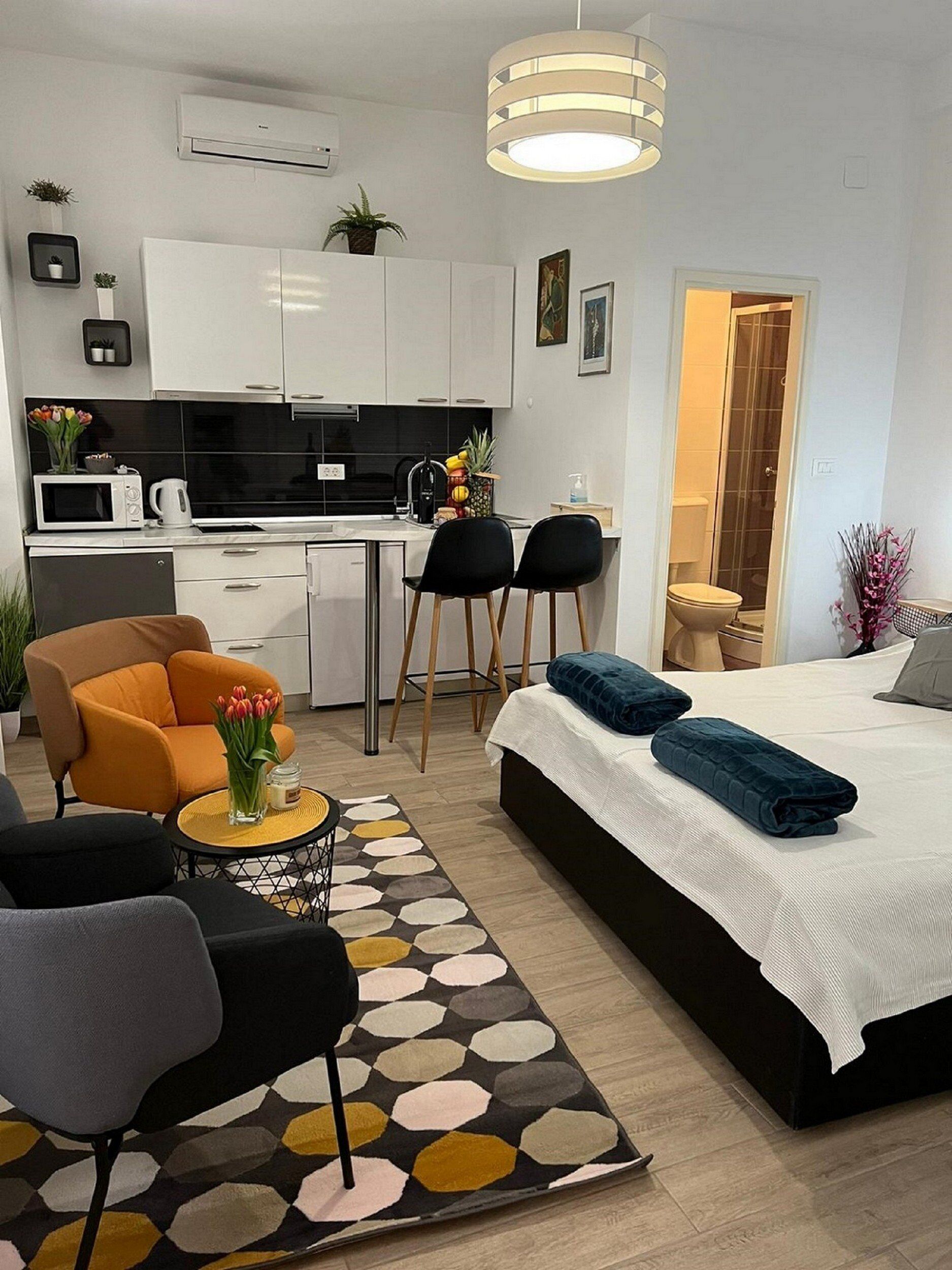 Studio (Apartments Noa Old Town - Studio - Fi) | Strykejern/-brett, wi-fi (inkludert) og sengetøy