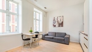 Apartment, 1 Bedroom | Living room | Plasma TV - Central 1 Bedroom Apartment (Oslo)