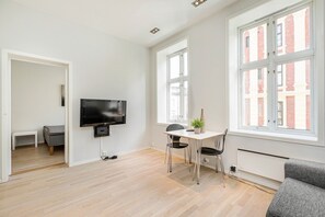 Apartment, 1 Bedroom | Living area | Plasma TV - Central 1 Bedroom Apartment (Oslo)
