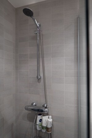 Appartement, 1 chambre | Douche de la salle de bain