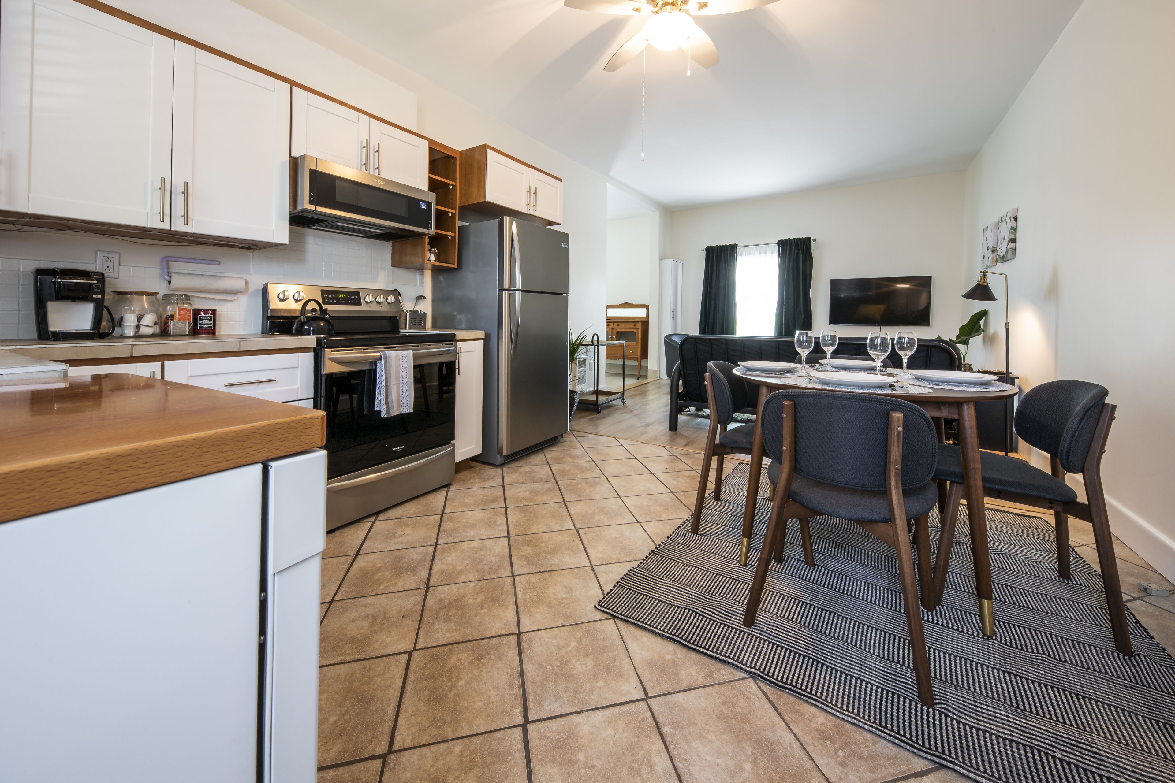 apartment, balcony | private kitchen | fridge, microwave, espresso maker, coffee/tea maker