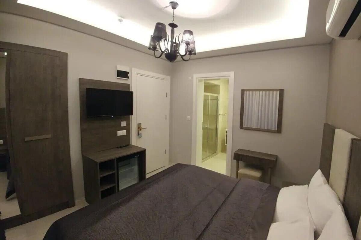 1 slaapkamer, luxe beddengoed, donzen dekbedden